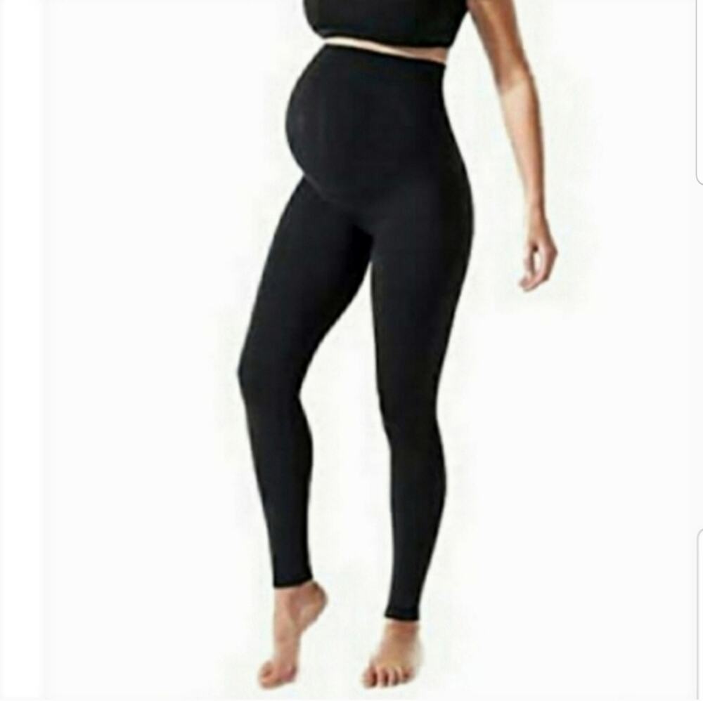 BLANQI Everyday Maternity Belly Support Leggings in Black size Small NWOT